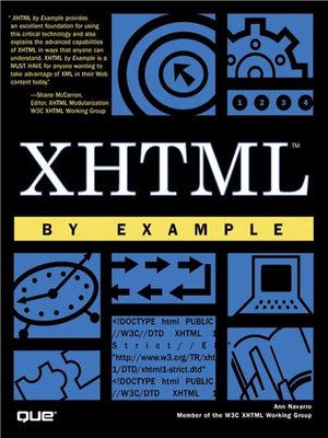 cover image of XHTML by Example